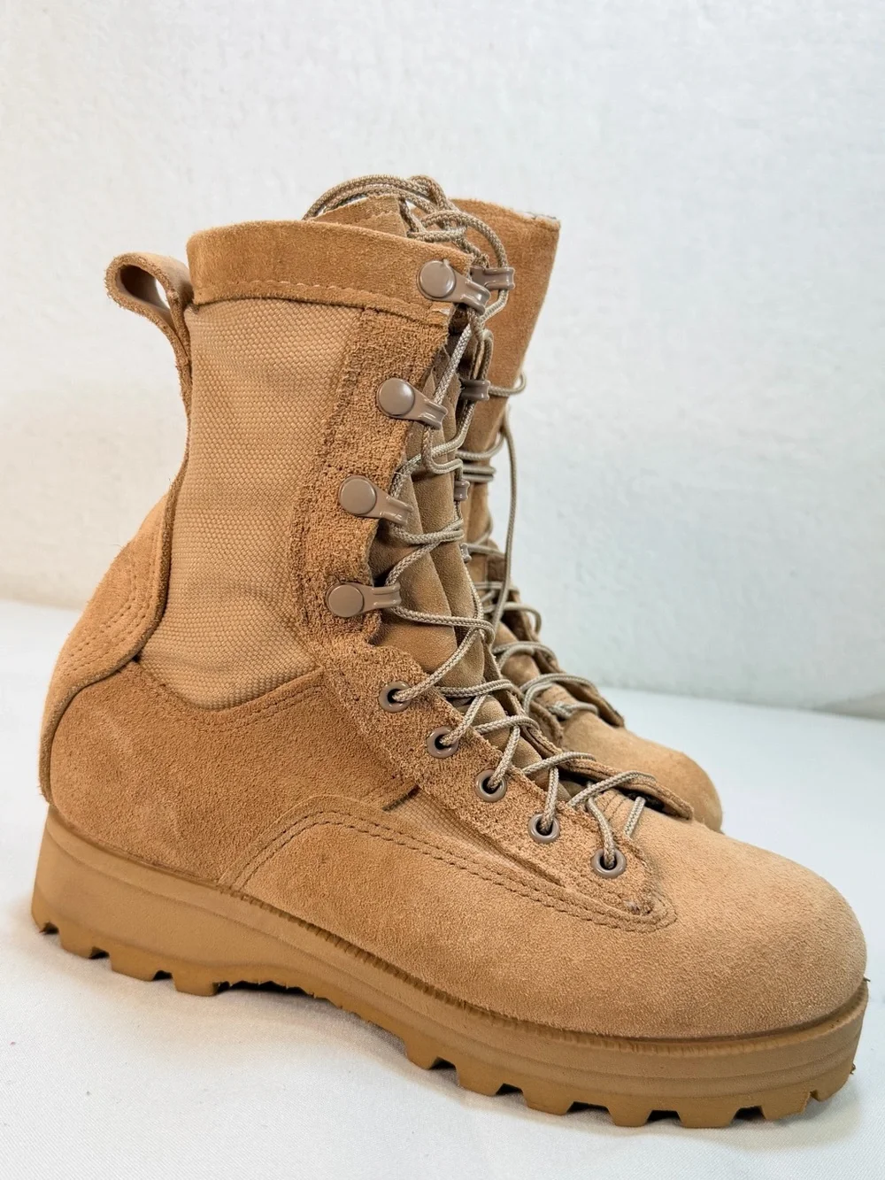 Belleville Gore-Tex 9.5 W Tan Flight Combat Military Tactical Boots waterproof